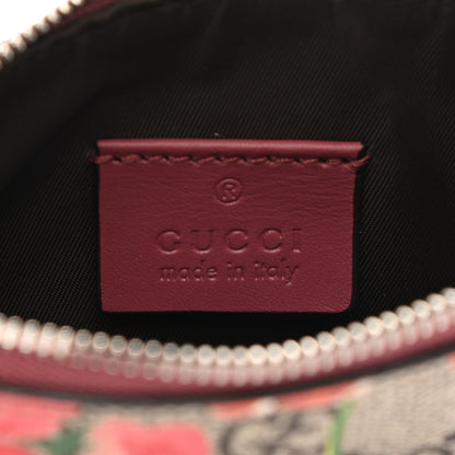 Gucci GG Supreme Monogram Blooms Mini Chain Bag Beige Multicolor Dry Rose 6 of 7