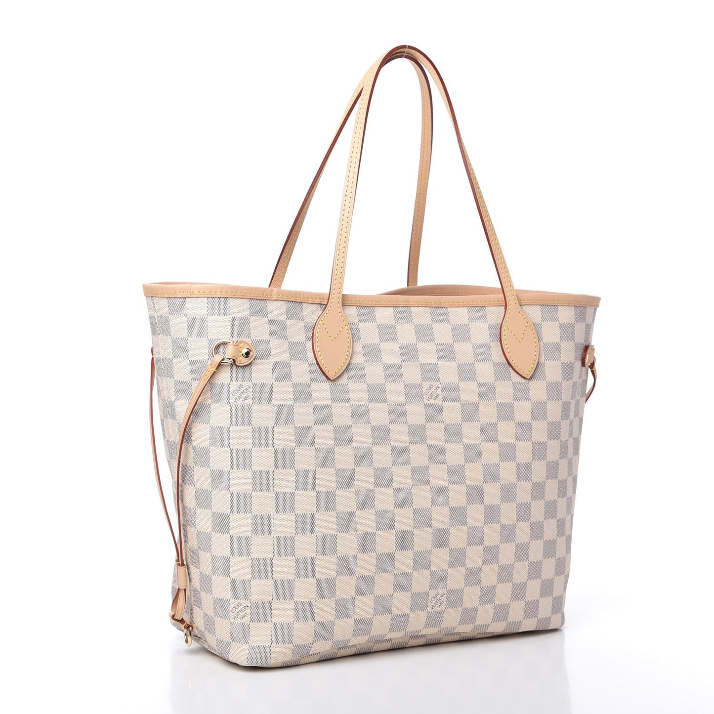 Damier Azur Neo Neverfull MM Rose Ballerine
