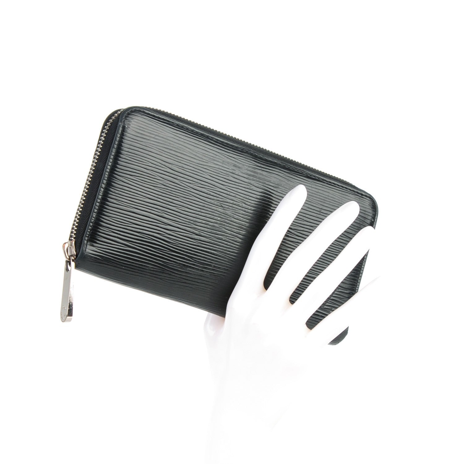 Louis Vuitton Epi Zippy Wallet Black 2 of 8