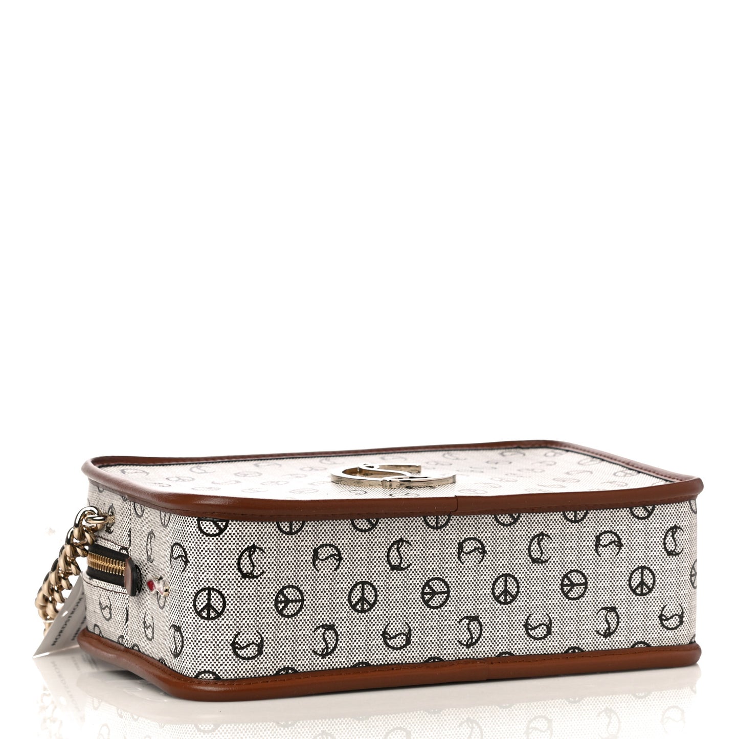 Radioloubi Peace Toile Shoulder Bag Cuoio