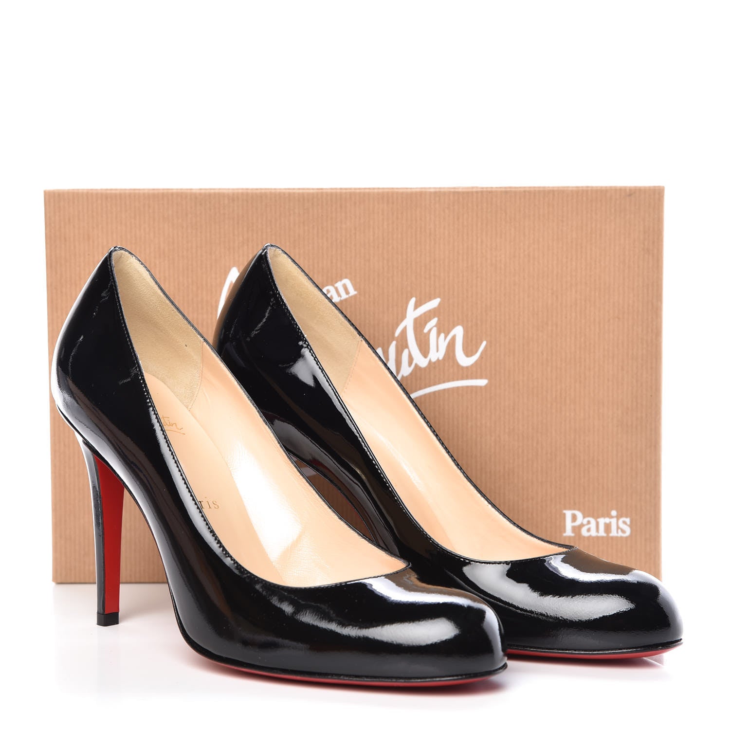 Christian Louboutin Patent Simple 100 Pumps 39 Black 8 of 8