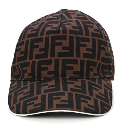 Fendi Canvas FF Reloaded Baseball Hat Tobacco White 3 of 8
