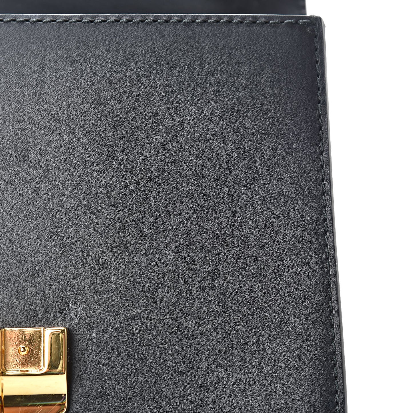 Calfskin Mini Sylvie Chain Shoulder Bag Black