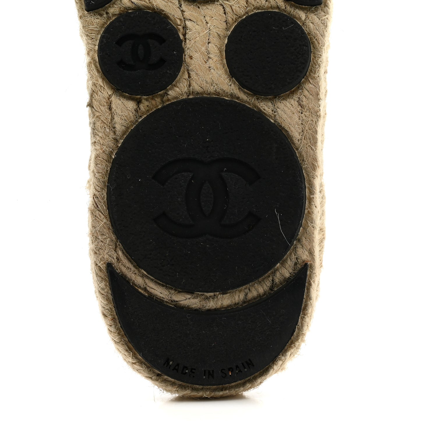 Wool Laminated Lambskin CC Slide Sandals 39 Black Gold