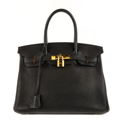 Hermes Togo Birkin 30 Black 7 of 31