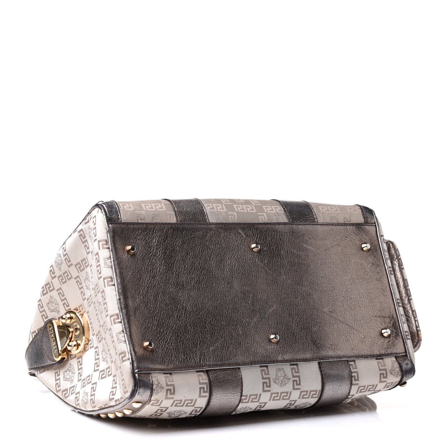 Metallic Calfskin Snap Out Of It Bag Bronze