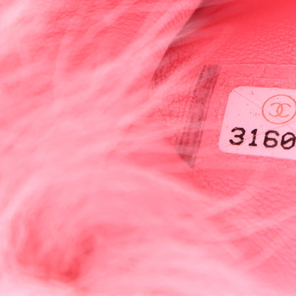 Chanel Shearling Lambskin CC Hook Card Holder Pink 5 of 6