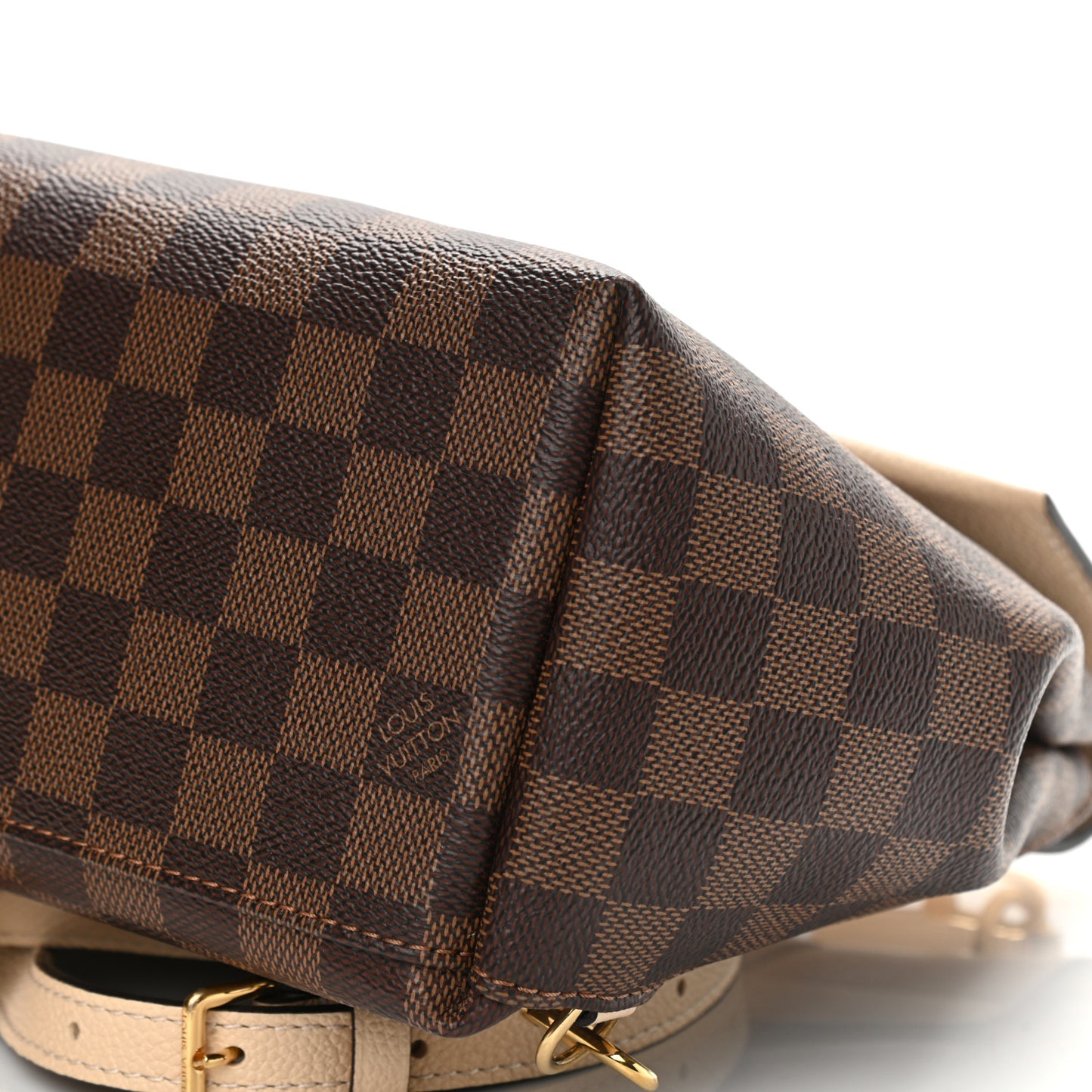 Damier Ebene Clapton Backpack Creme