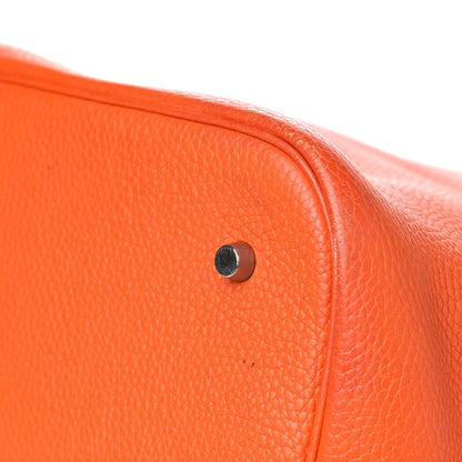 Hermes Taurillon Clemence Picotin TGM Orange 6 of 9