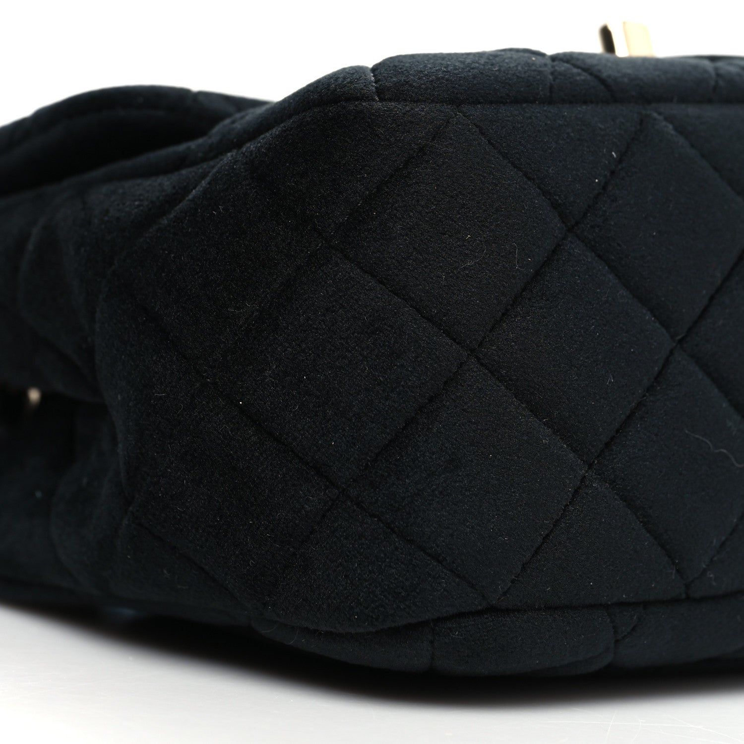 Chanel Velvet Quilted Mini Pearl Crush Flap Black 9 of 11