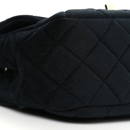 Chanel Velvet Quilted Mini Pearl Crush Flap Black 9 of 11