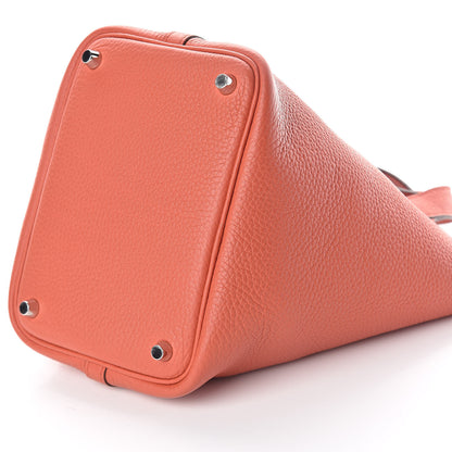 Hermes Taurillon Clemence Picotin Lock 18 PM Terre Battue 9 of 9