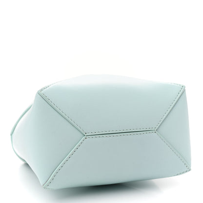 Loewe X SUNA FUJITA Shiny Calfskin Penguin Mini Puzzle Fold Tote Blue Iceberg 4 of 11