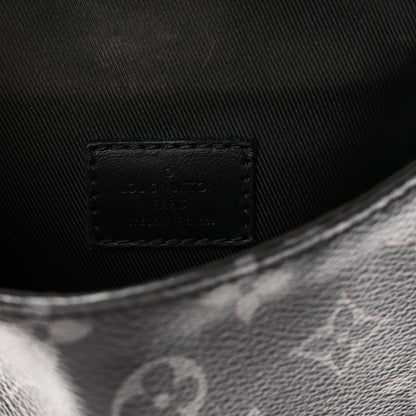 Louis Vuitton Monogram Eclipse Saumur Slingbag Black 6 of 9