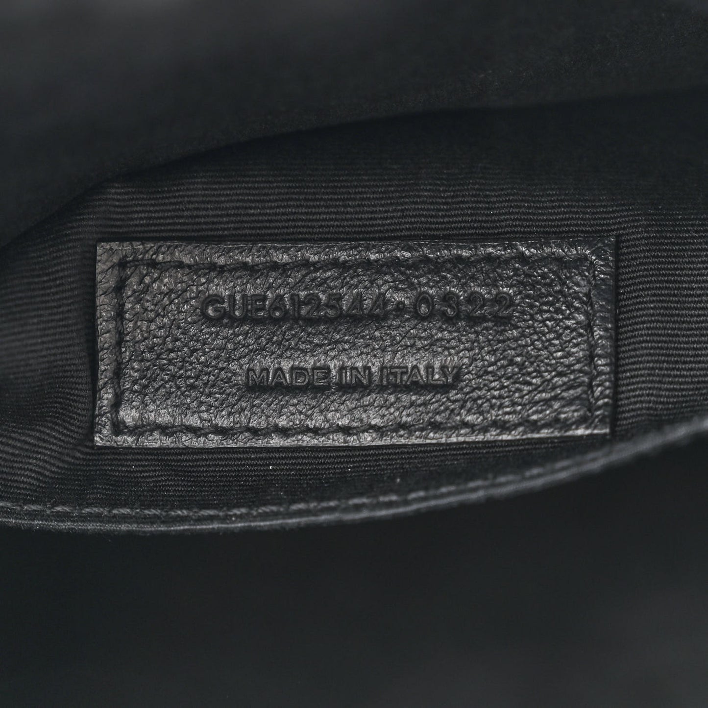 Calfskin Matelasse Monogram Monochrome Lou Camera Bag Black