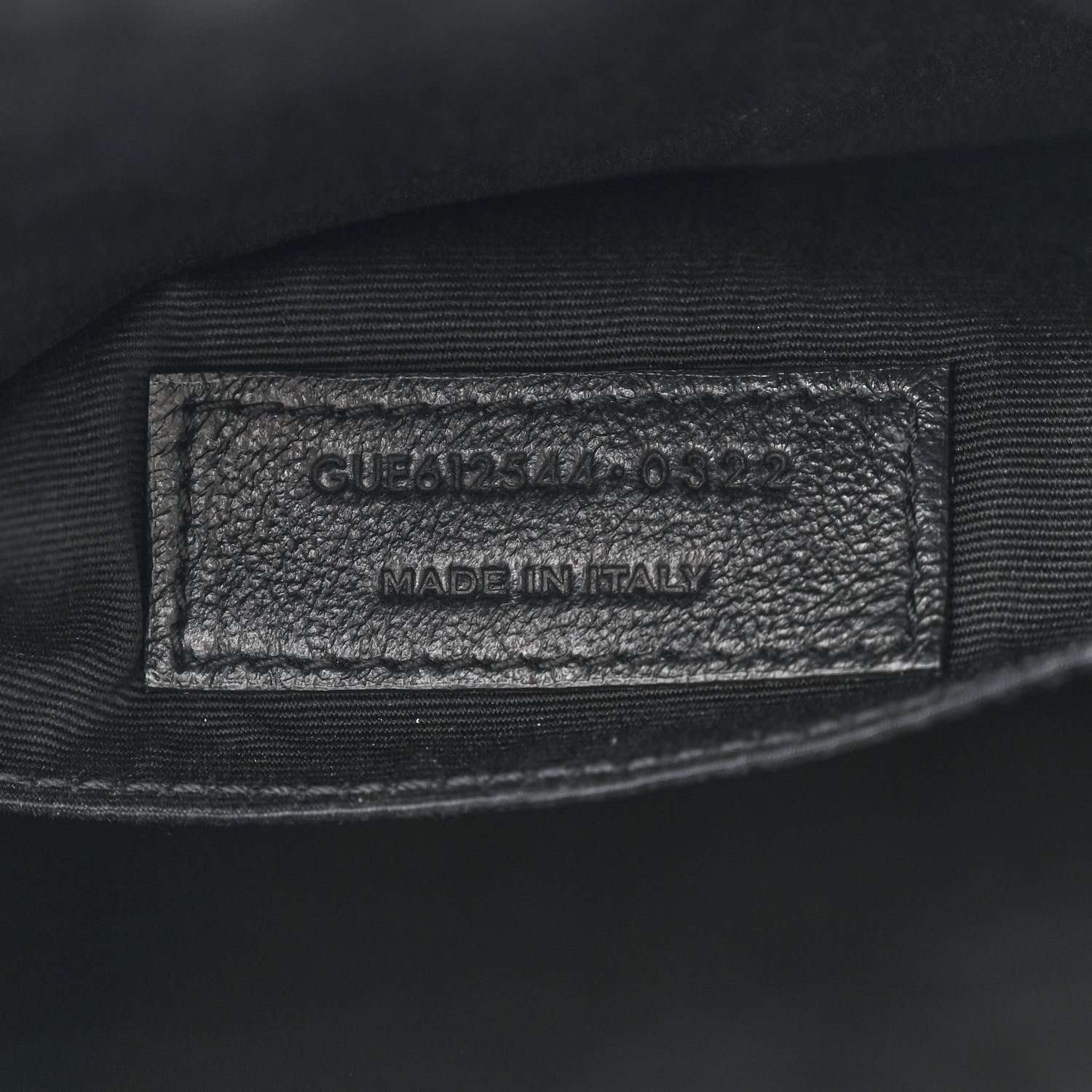 Saint Laurent Calfskin Matelasse Monogram Monochrome Lou Camera Bag Black 7 of 12