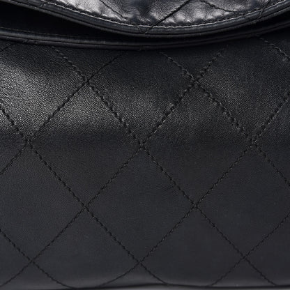 Chanel Lambskin Stitched Medium Ultimate Soft Tote Black 8 of 12