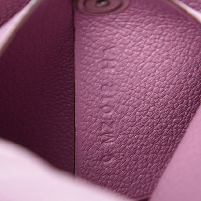 Hermes Chevre Mysore Bastia Coin Purse Mauve Sylvestre 7 of 8