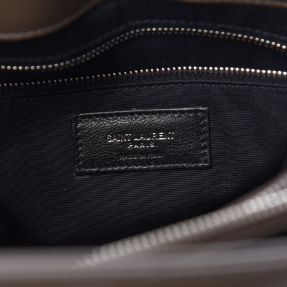 Saint Laurent Calfskin Y Quilted Monogram Medium Loulou Chain Satchel Faggio 6 of 11