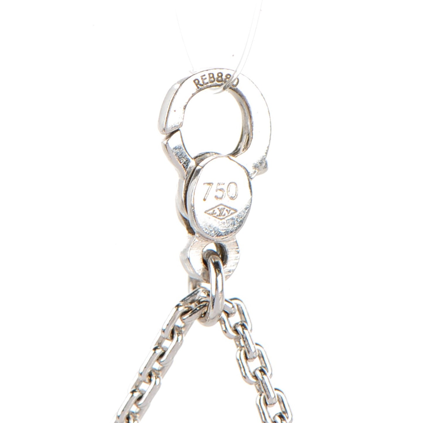 18K White Gold Pochette Charm