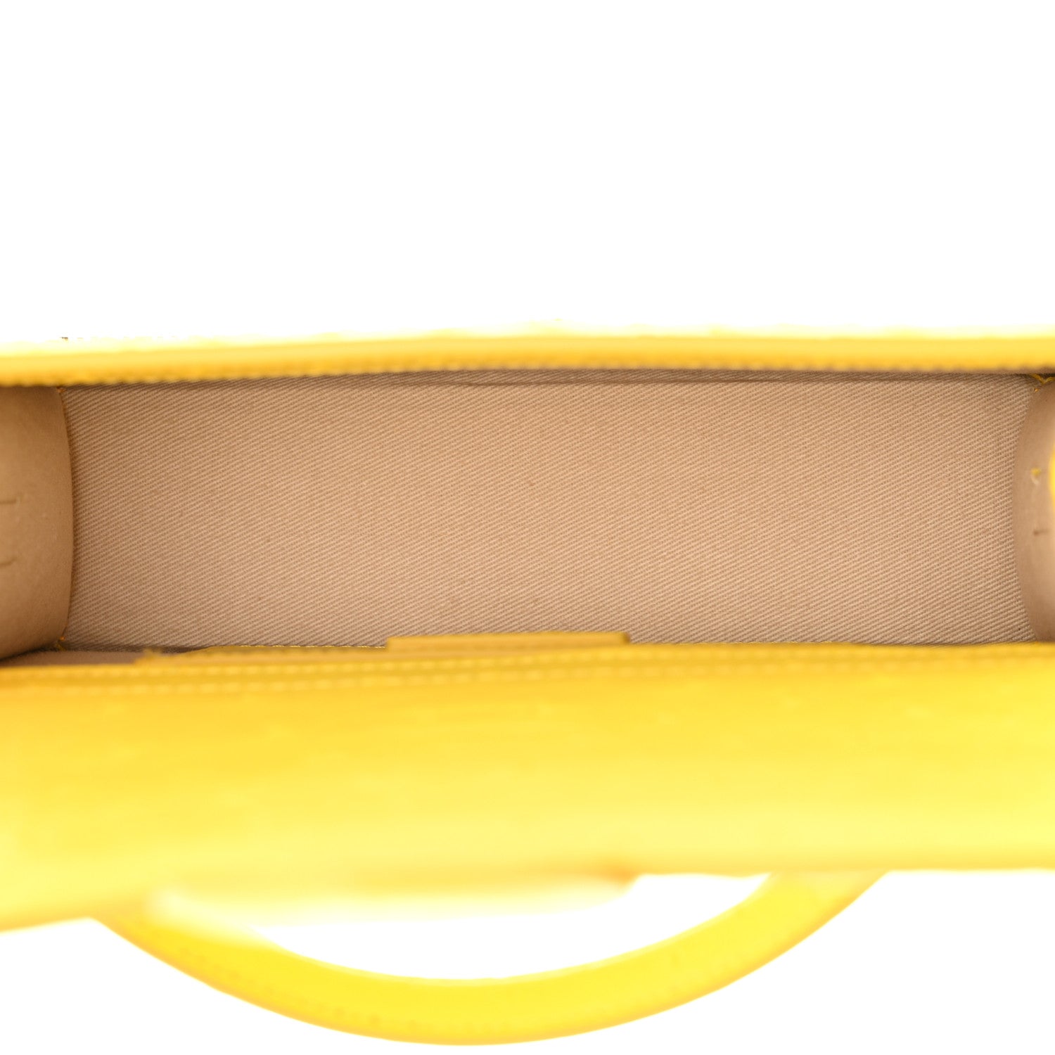 Jacquemus Calfskin Ostrich Embossed Le Grand Bambino Yellow 5 of 10