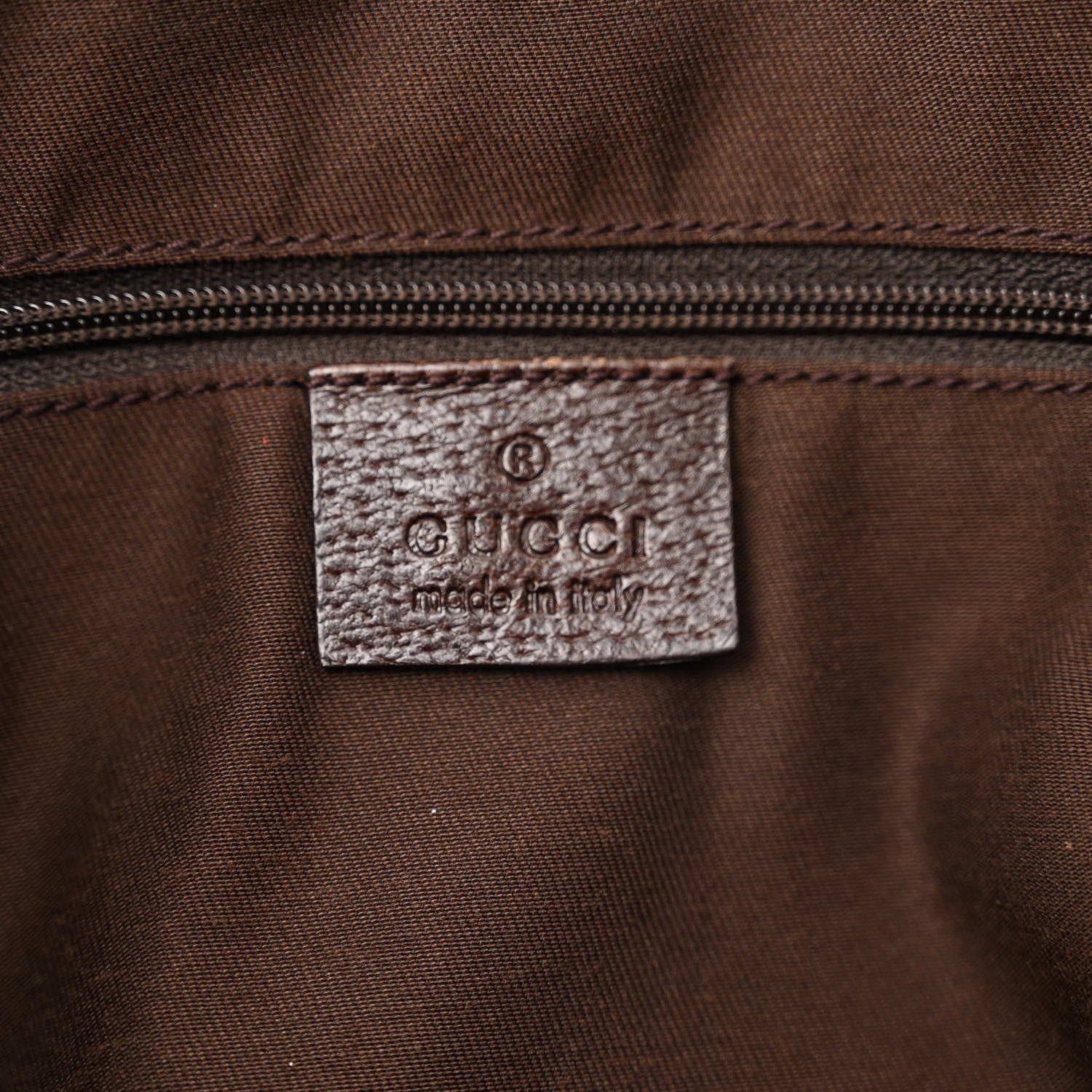Gucci Monogram Medium Abbey Tote Dark Brown 6 of 15