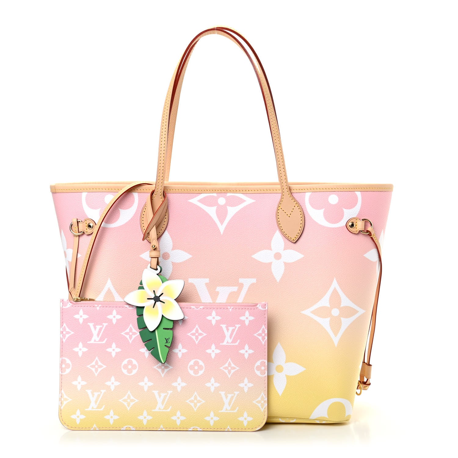 Louis Vuitton Monogram Giant By The Pool Neverfull MM Light Pink 1 of 9
