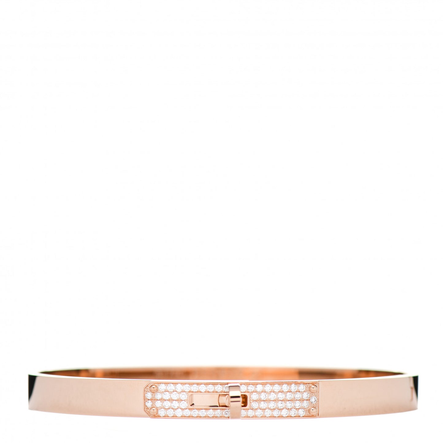 18K Rose Gold Diamond PM Kelly Pave Bracelet ST