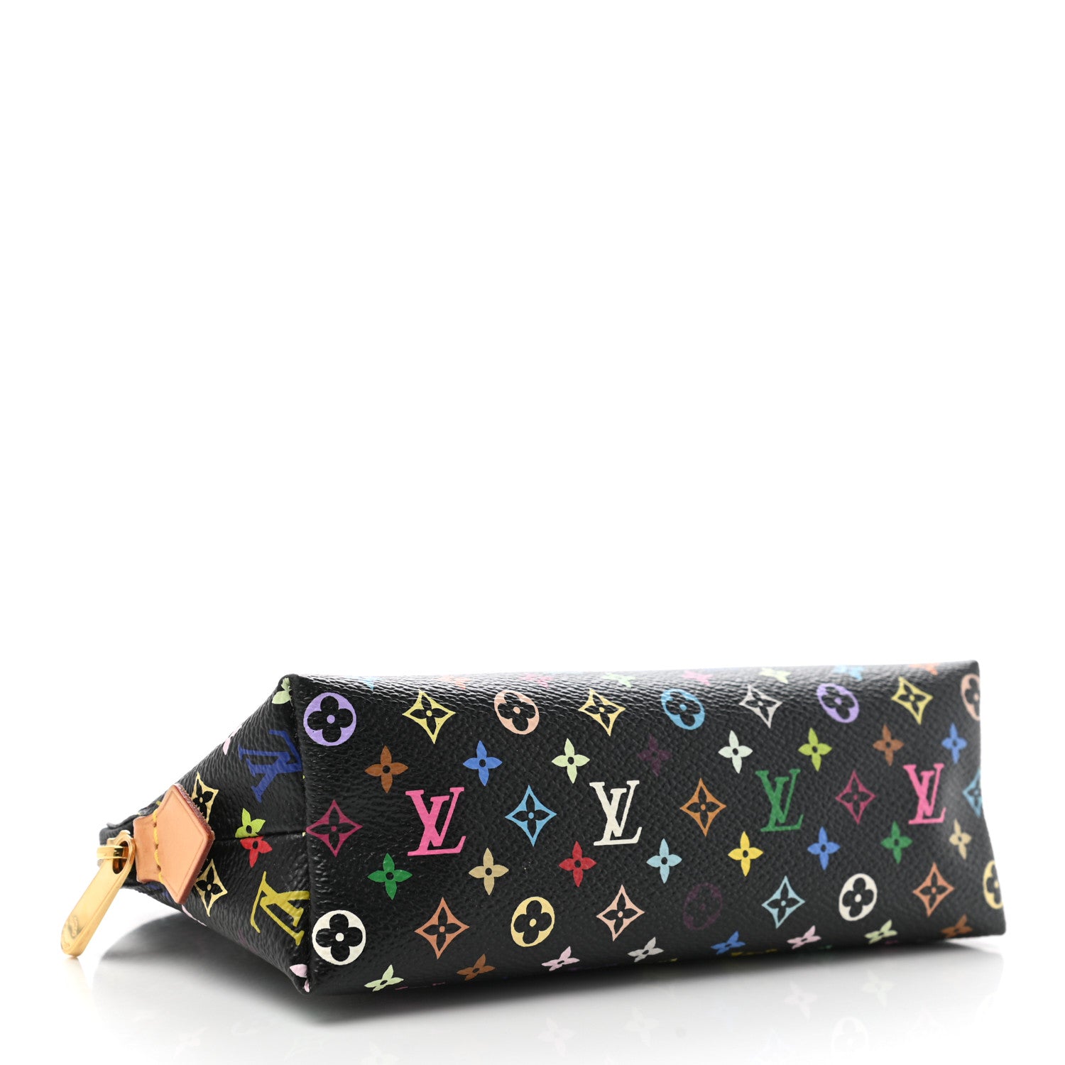 Louis Vuitton Monogram Multicolor Cosmetic Pouch Black Grenade 4 of 7