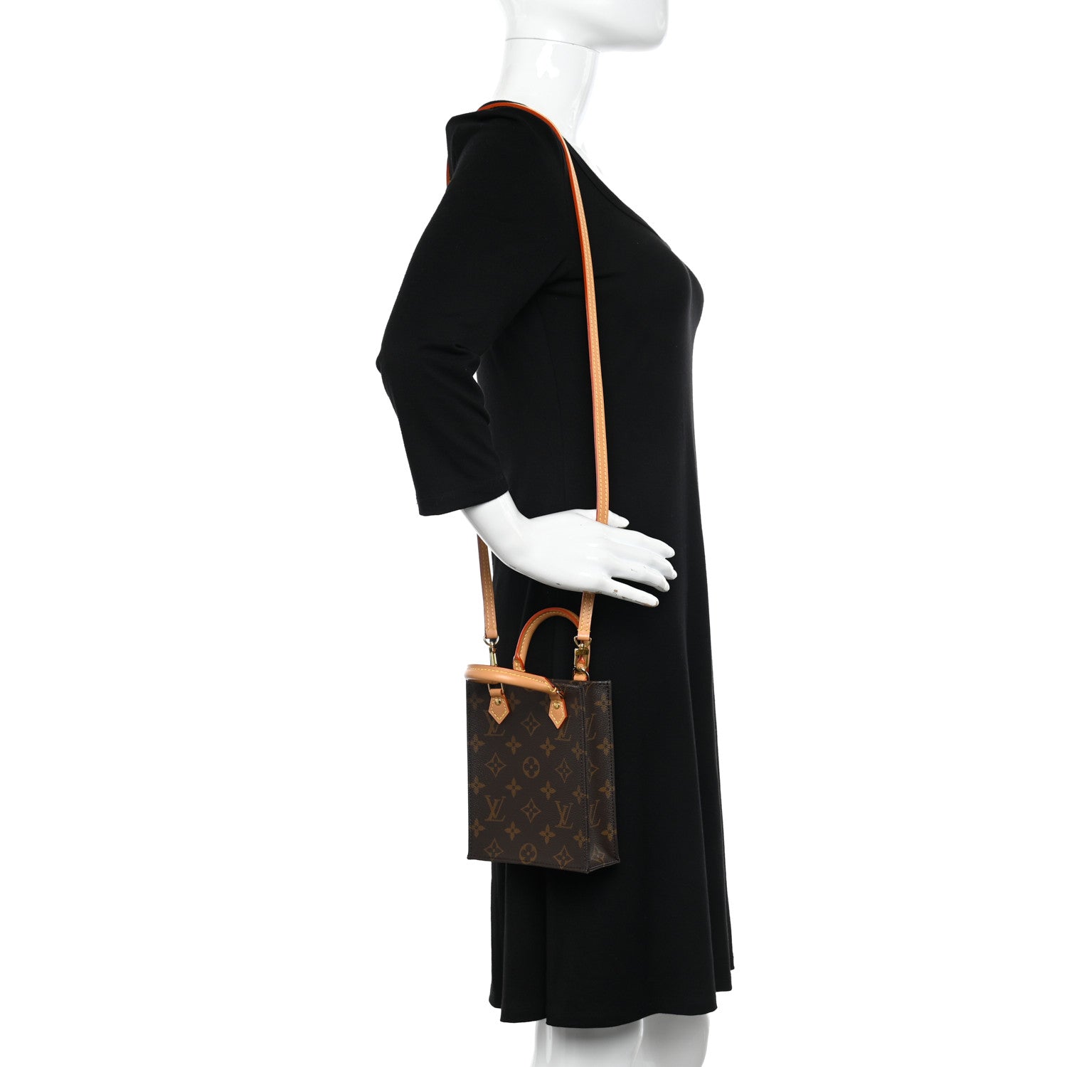 Louis Vuitton Monogram Petit Sac Plat 2 of 10
