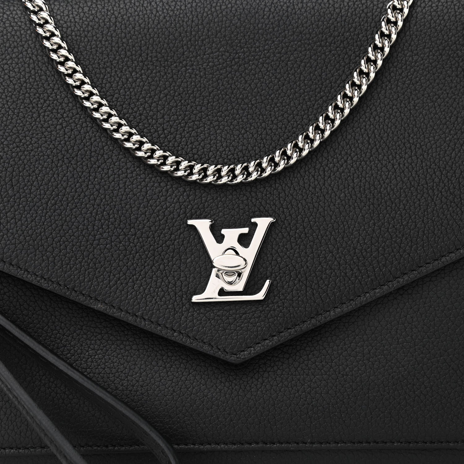 Louis Vuitton Soft Calfskin My Lockme Pochette Black 9 of 11