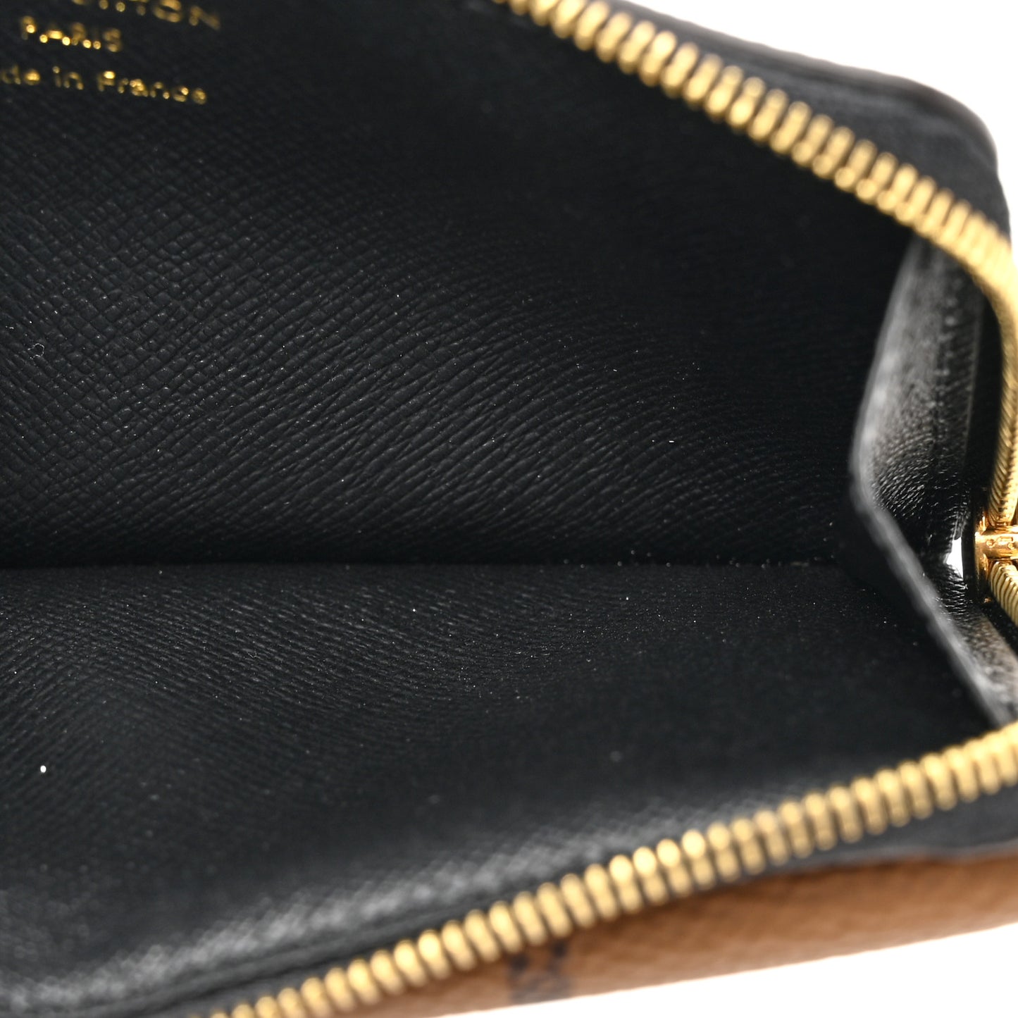 Reverse Monogram Recto Verso Card Holder Brown