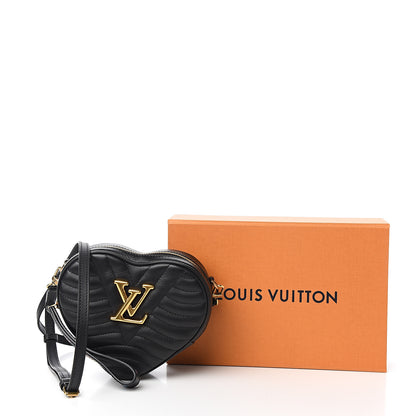 Louis Vuitton Calfskin New Wave Heart Bag Black 9 of 9