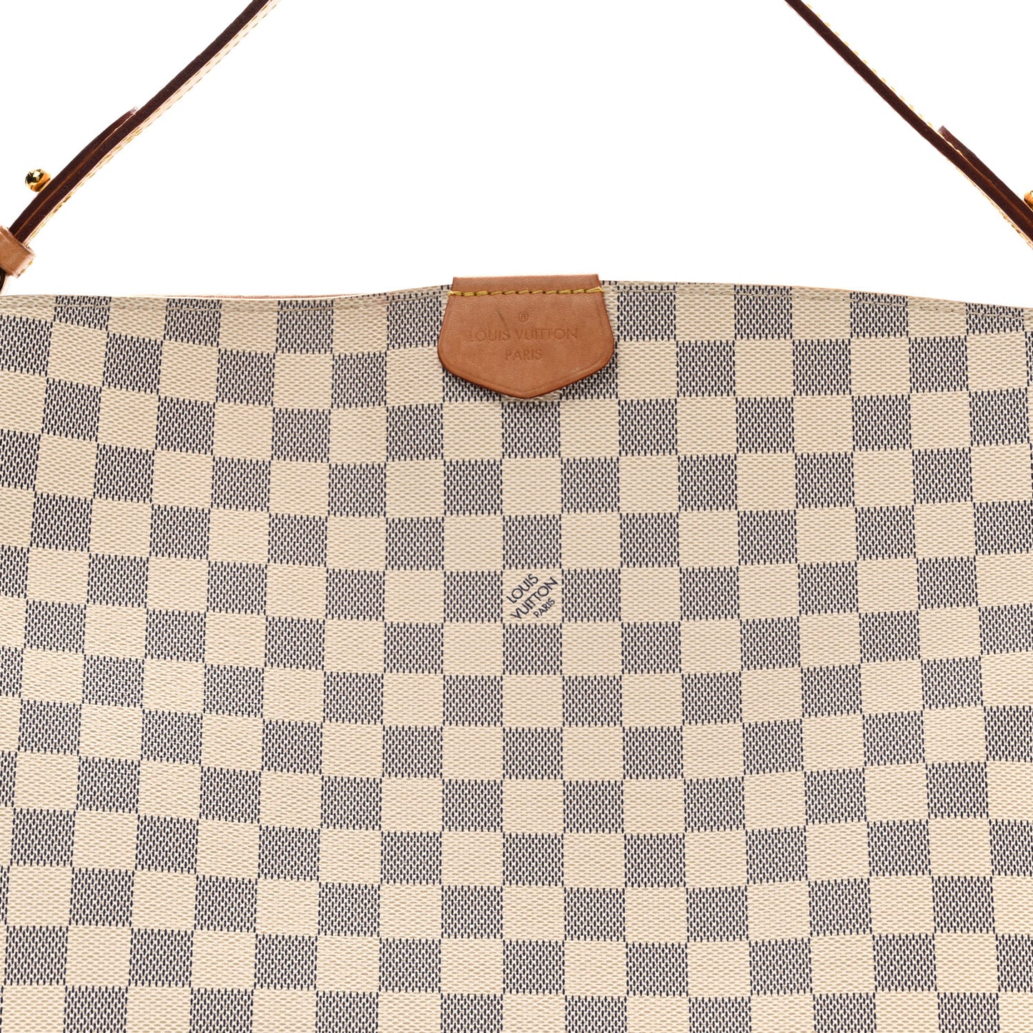 Damier Azur Graceful MM Rose Ballerine