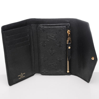 Louis Vuitton Empreinte Compact Curieuse Wallet Black 5 of 6