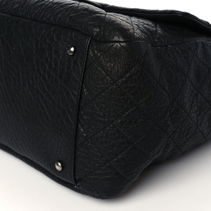 Chanel Crumpled Lambskin Quilted Large Tote Black 9 of 9