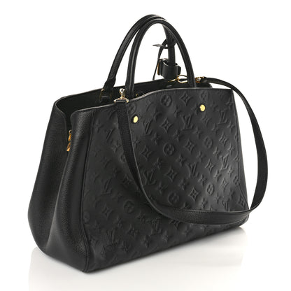 Louis Vuitton Empreinte Montaigne GM Black 3 of 9