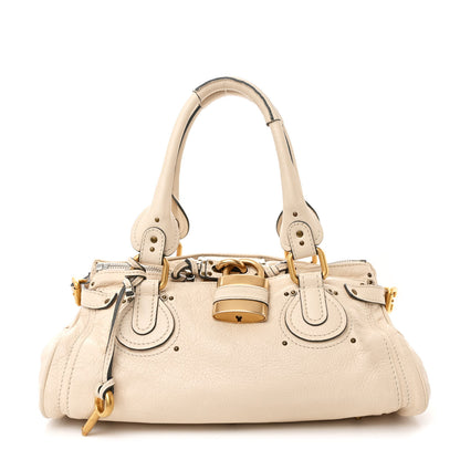 Chloe Calfskin Medium Paddington Satchel Ivory 1 of 11