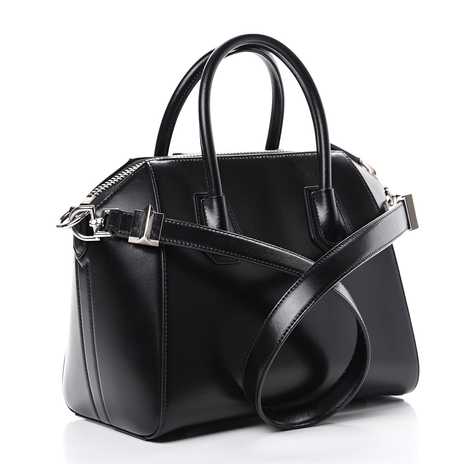 Givenchy Shiny Lord Calfskin Small Antigona Black 2 of 11