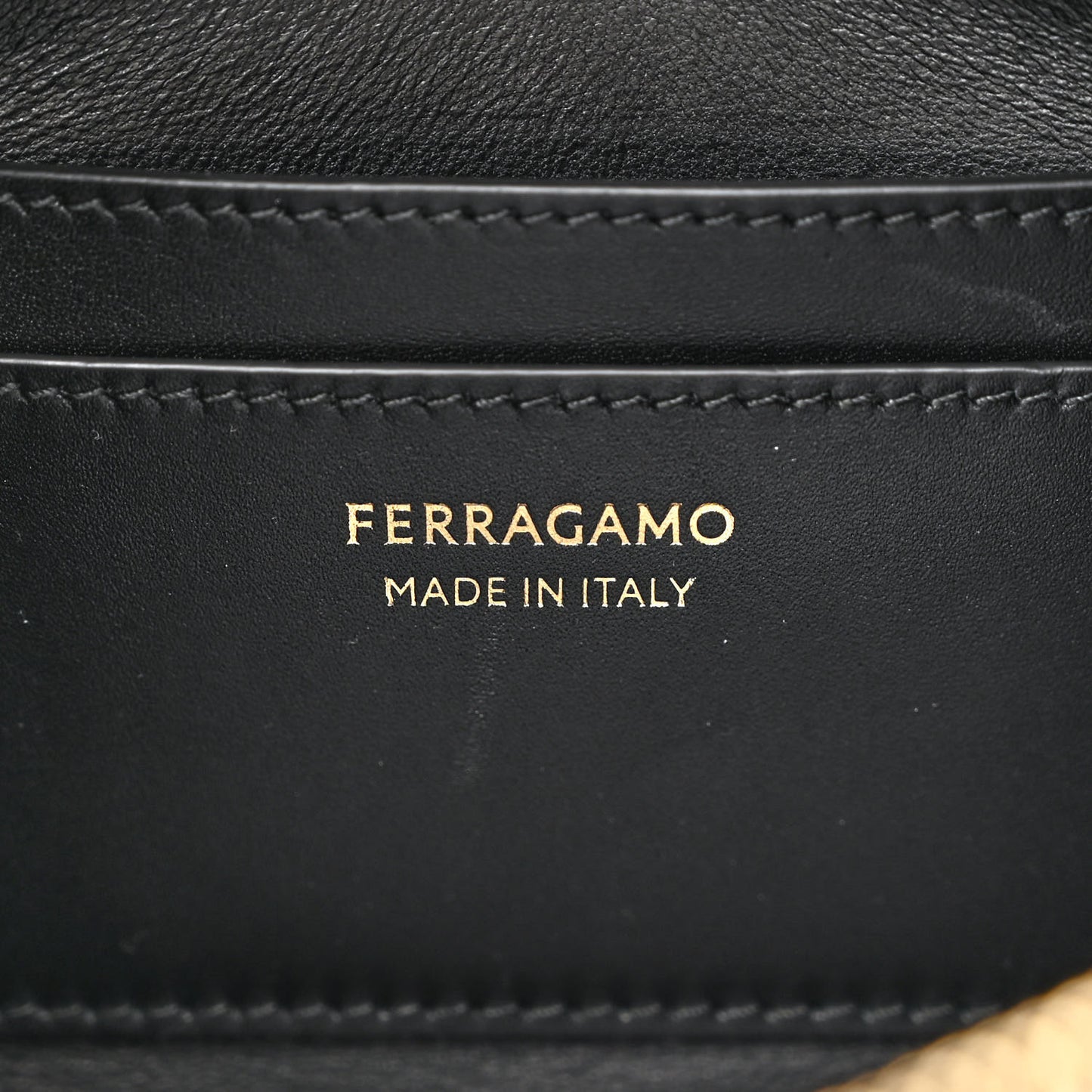 Soft Calfskin Gancini Hobo Black