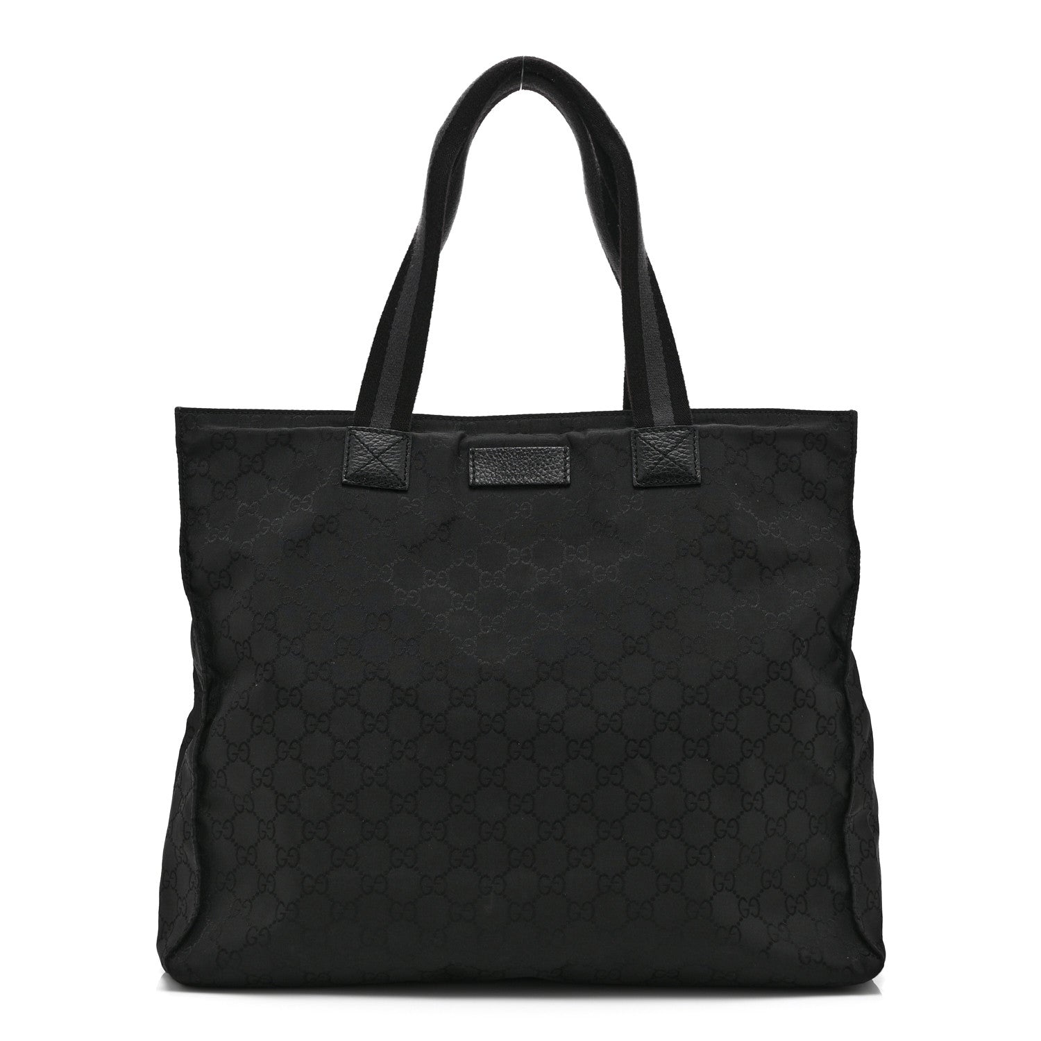 Gucci Nylon Monogram Tote Black 1 of 11