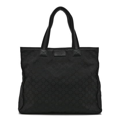 Gucci Nylon Monogram Tote Black 1 of 11
