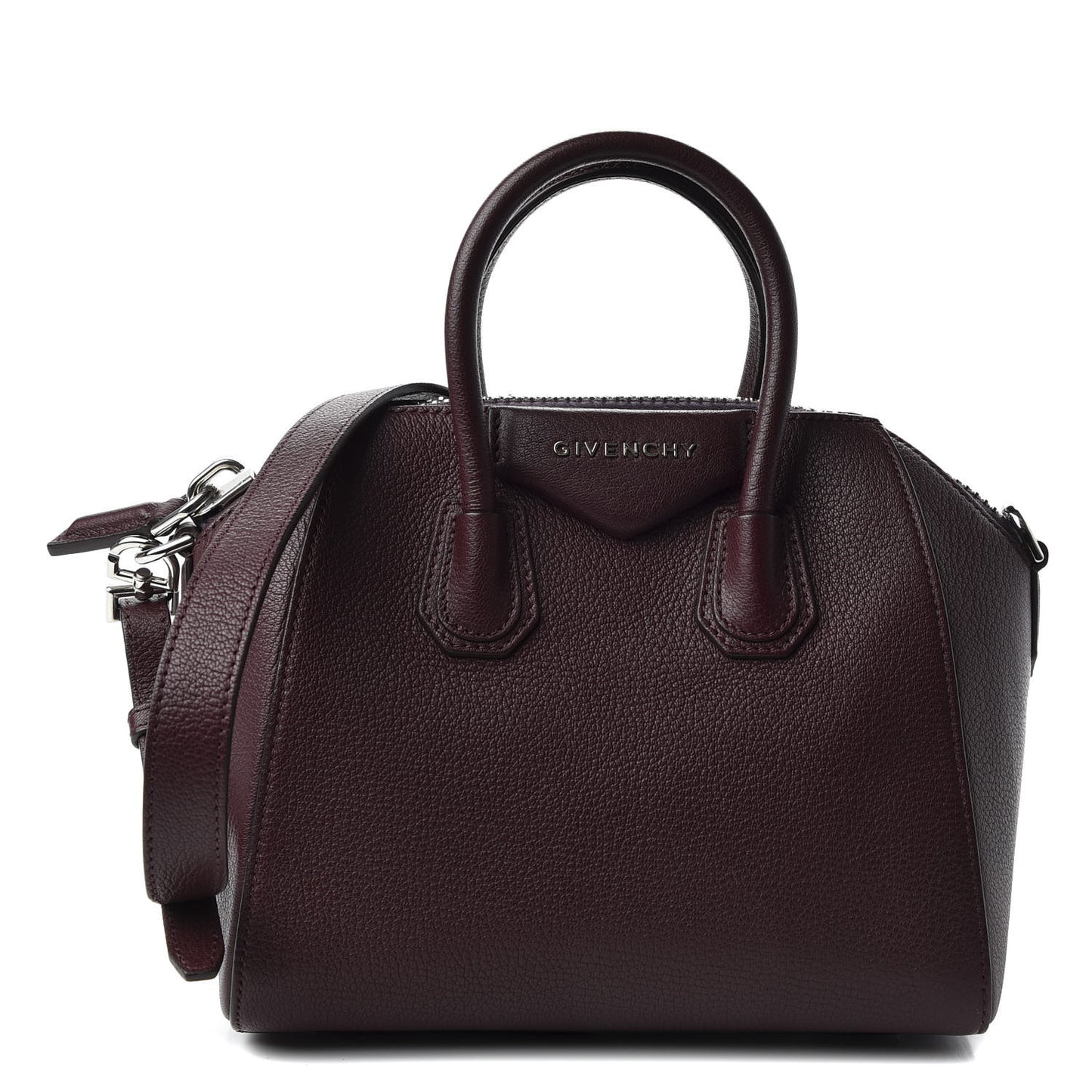 Sugar Goatskin Mini Antigona Oxblood