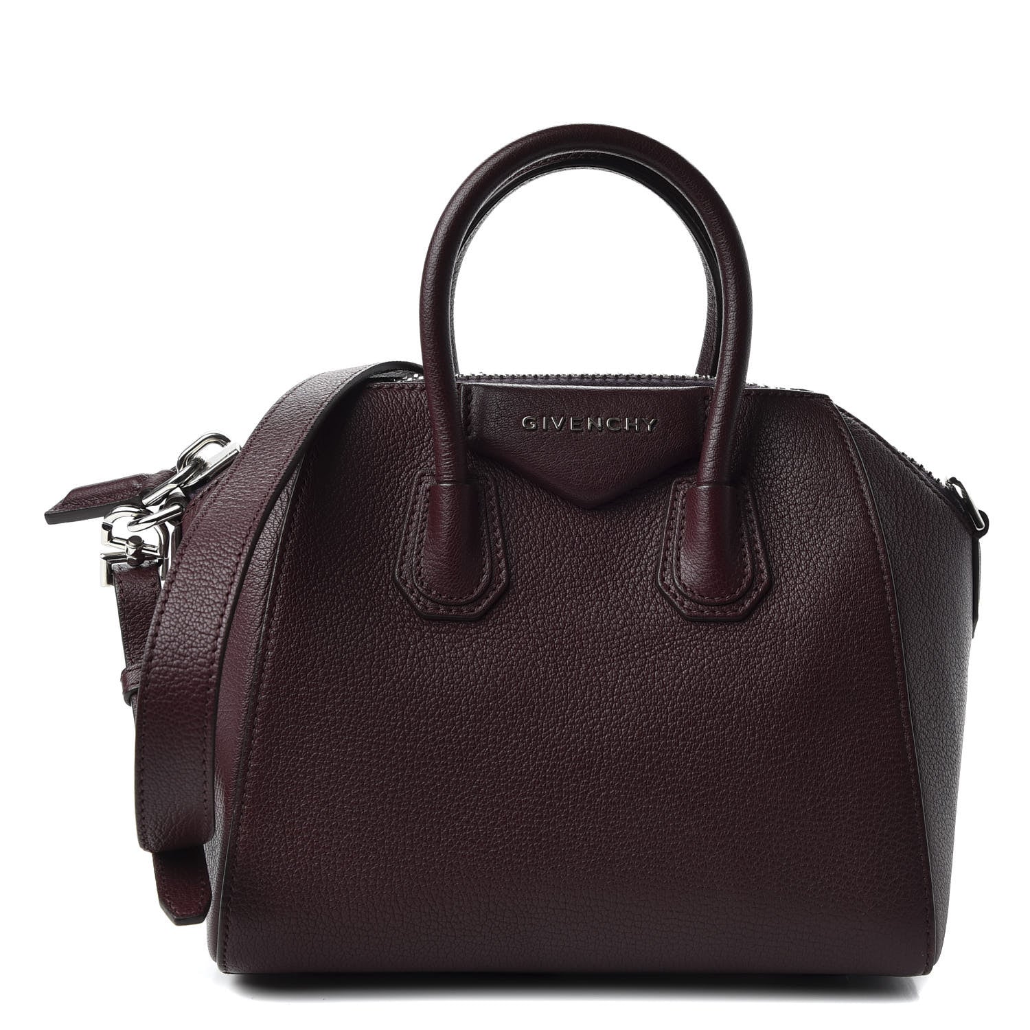 Givenchy Sugar Goatskin Mini Antigona Oxblood 1 of 11
