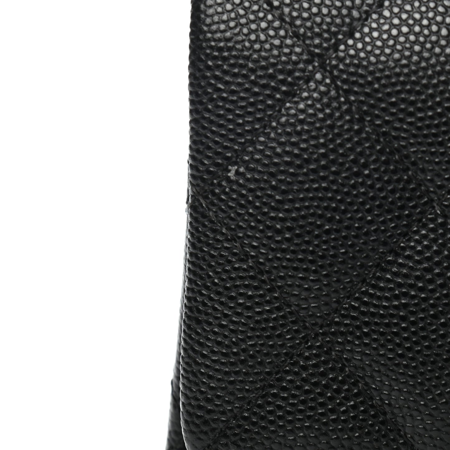 Caviar Quilted Mini Rectangular Flap Black