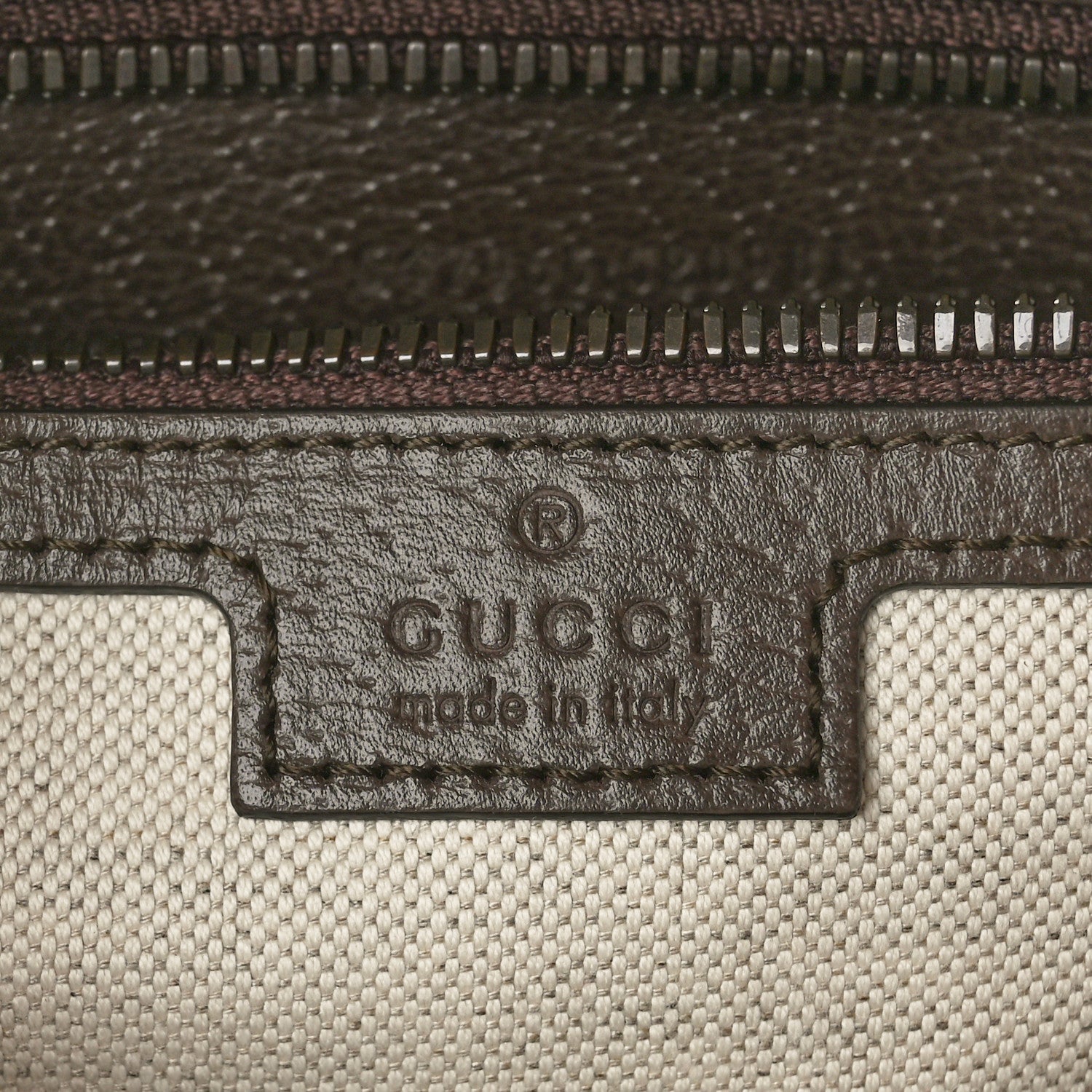 Gucci GG Supreme Monogram Textured Dollar Calfskin Web Small Ophidia Day Backpack Beige Ebony Fluorescent Fuchsia 6 of 10
