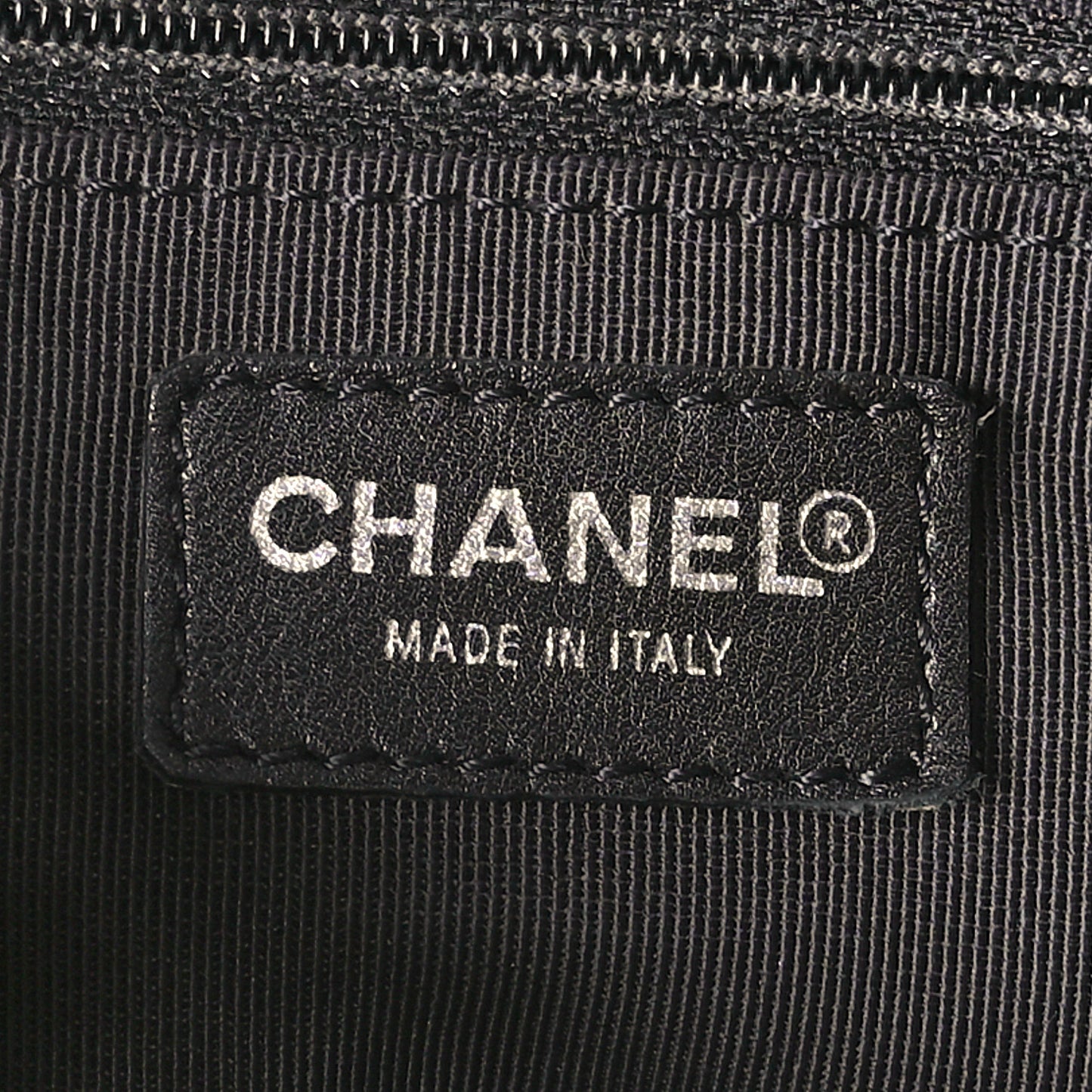 Caviar Quilted Bowler Black