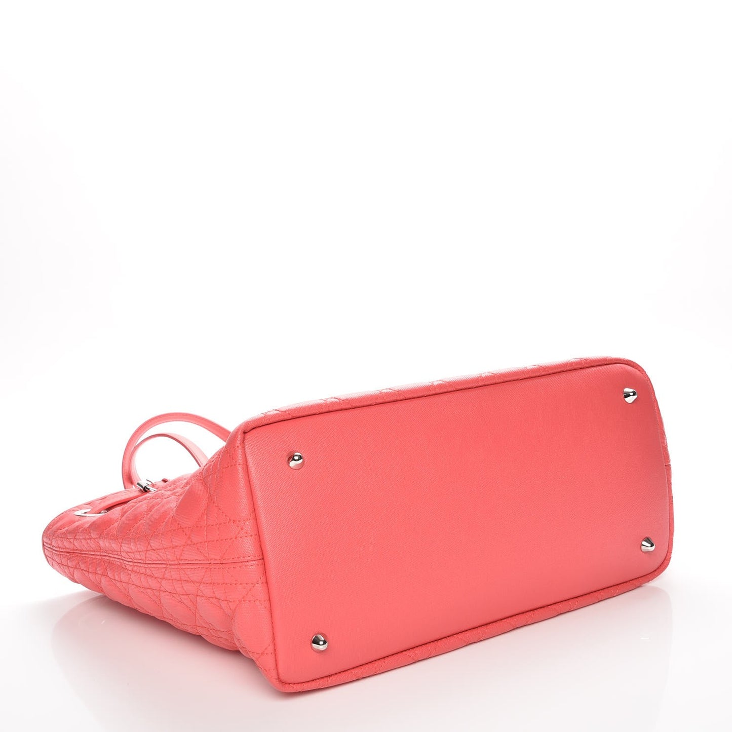 Canvas Cannage Medium Panarea Tote Coral