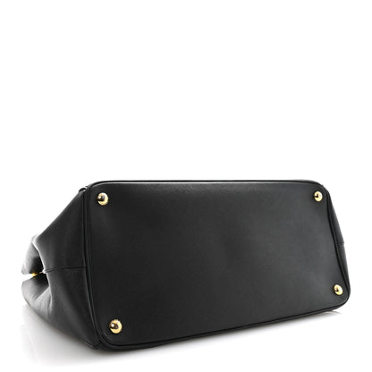 Prada Saffiano Lux Large Galleria Double Zip Tote Black 4 of 16