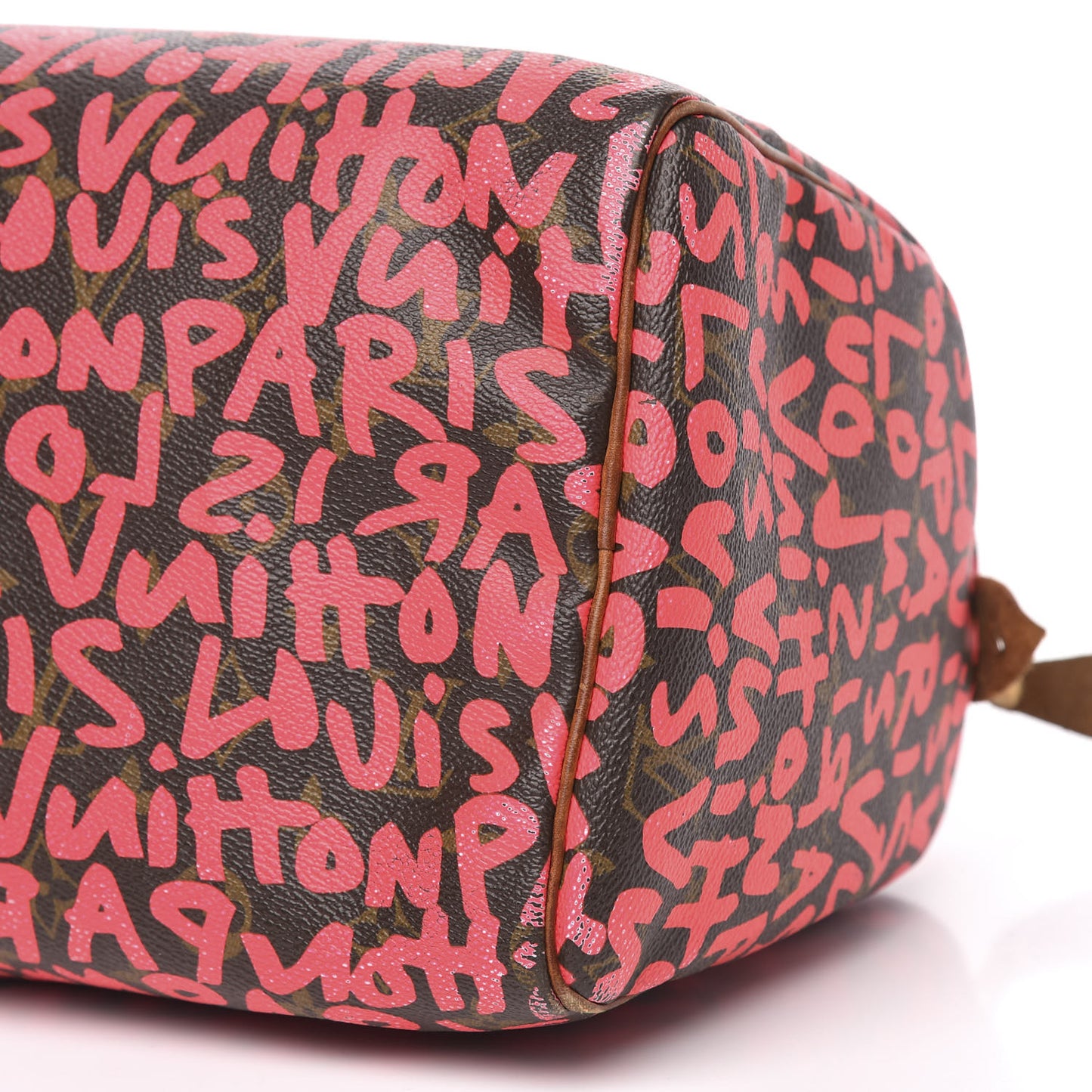 Monogram Graffiti Speedy 30 Fuchsia